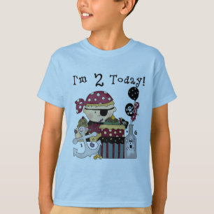 2nd Birthday Pirate Tshirts and Gifts