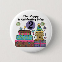 2nd Birthday Puppy Tshirts and Gifts