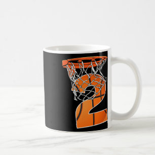 2nd Birthday Sport 2 Years Old Bysketbyll 2 Boys K Coffee Mug