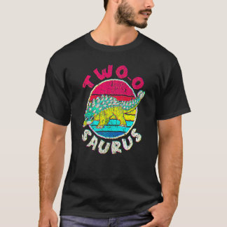 2nd Birthday Two O Saurus I Ankylosaurus I Family T-Shirt