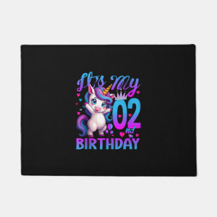 2nd birthday unicorn It's my 2nd birthday Tank Top Doormat