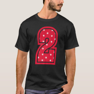 2nd Birthday Vintage Number T-Shirt