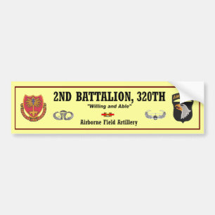 2nd Bn, 320th FA Bumper.Sticker Bumper Sticker