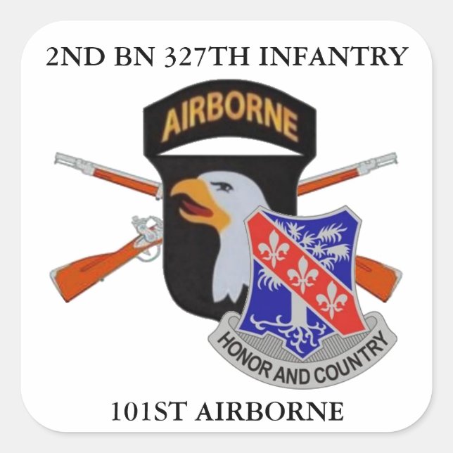 2ND BN 327TH INFANTRY 101ST AIRBORNE STICKERS (Front)
