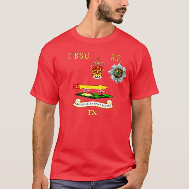 2nd bn Scots Guards Right Flank T-Shirt (Front)