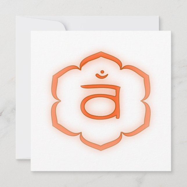 2nd Chakra - Svadhisthana Invitation (Front)