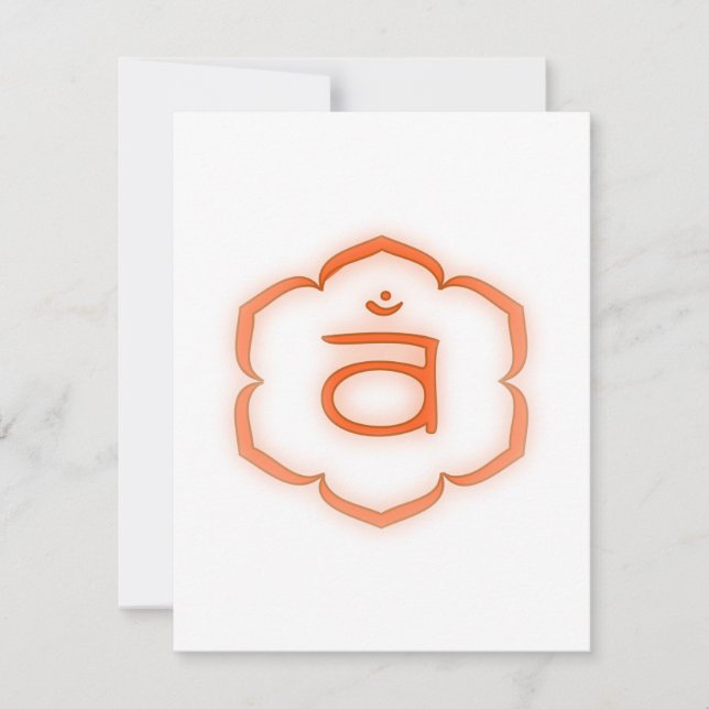 2nd Chakra - Svadhisthana Invitation (Front)