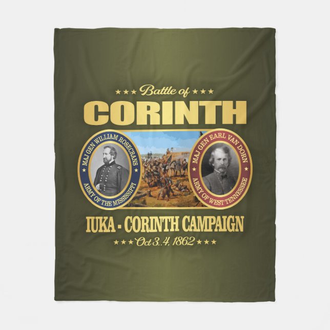 2nd Corinth (FH2) Fleece Blanket (Front)