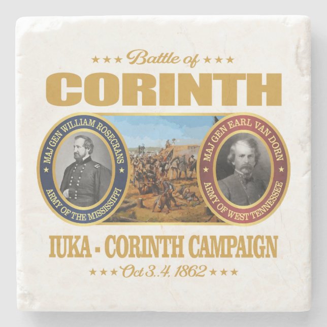2nd Corinth (FH2) Stone Coaster (Front)