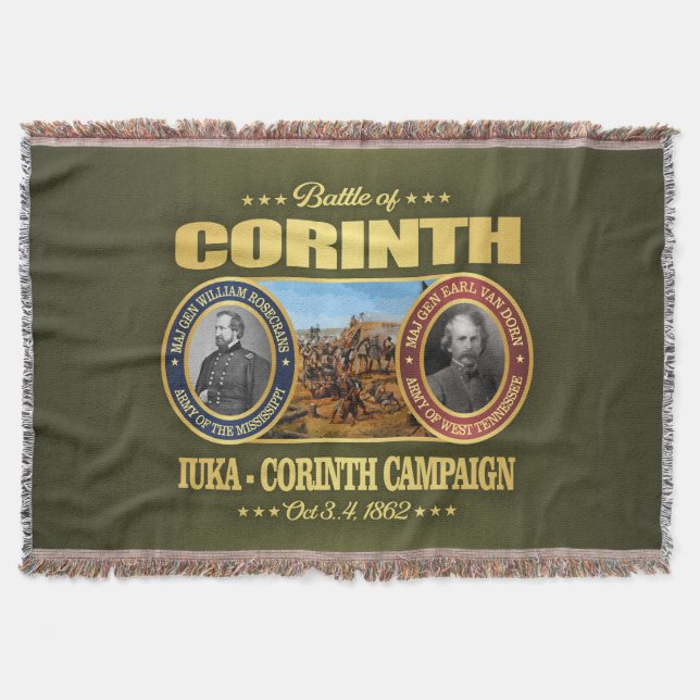 2nd Corinth (FH2) Throw Blanket (Front)