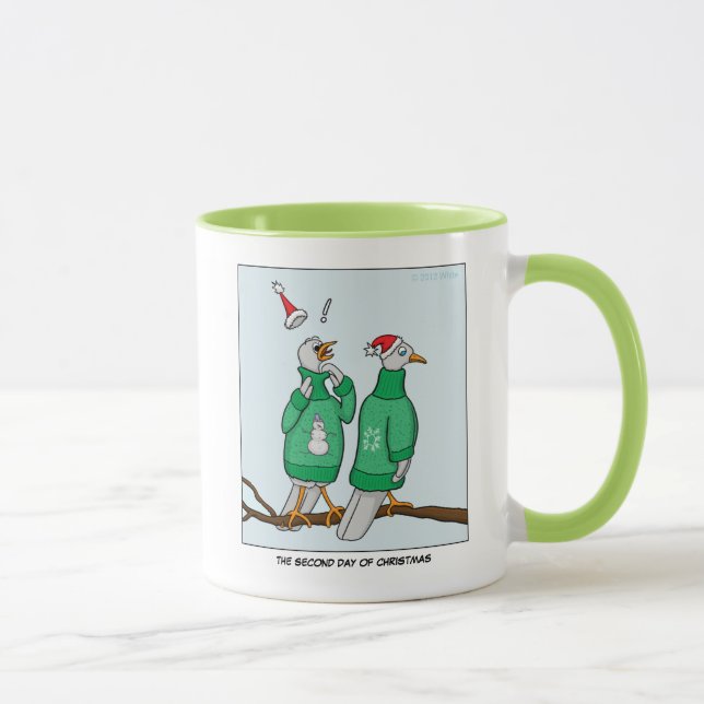 2nd Day of Christmas (Two Turtle Doves) Mug (Right)