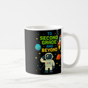2nd Grade And Beyond Astronaut Space Boys Gamer Fi Coffee Mug