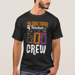 2nd Grade Boo Crew Teacher Student  Halloween Cost T-Shirt