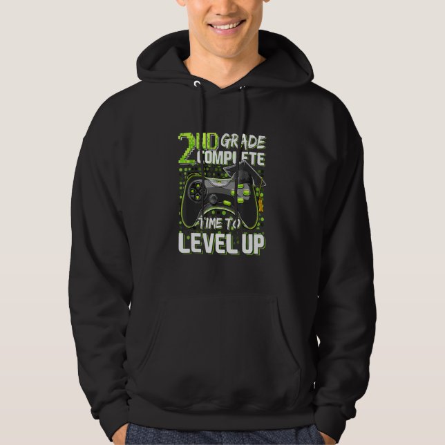 2nd Grade Complete Time To Level Up Last Day Of Sc Hoodie (Front)