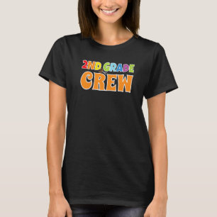 2nd Grade Crew Boys Second Grade 2nd Class School T-Shirt