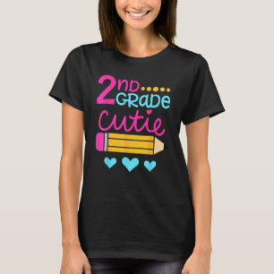 2nd Grade Cutie First Day of School Back to School T-Shirt
