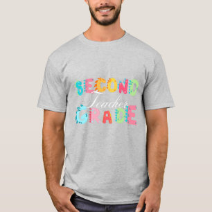 2nd Grade Dinosaur crew team Boys kids school T-Shirt