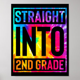 2nd Grade  First Day of School Back To Boys Girls  Poster