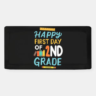 2nd Grade First Day of School Banner