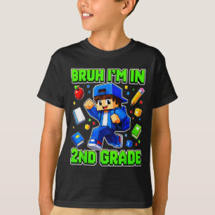 2nd grade for boys back to school first day second T-Shirt