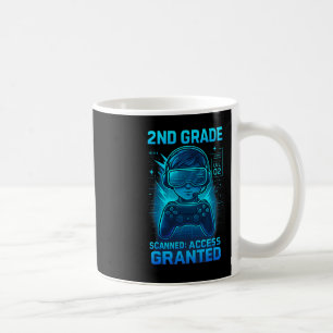 2nd Grade Gamer Access Granted Kids Gaming Tee Coffee Mug