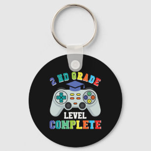 2nd Grade Gamer Boys – Level Complete Ck To School Keychain