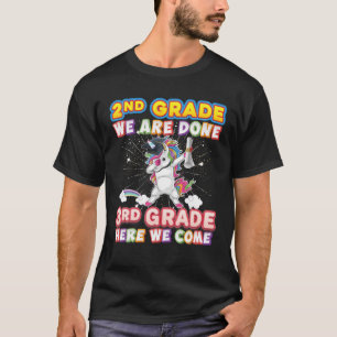 2Nd Grade Graduation We Are Done 3Rd Magical Unico T-Shirt