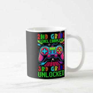 2nd Grade Level Complete 3rd Grade Unlocked Gamer Coffee Mug