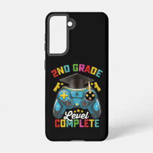 2nd Grade Level Complete Graduation Gaming Gamer Samsung Galaxy Case