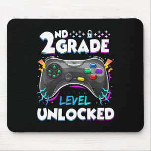 2nd Grade Level Unlocked Ck To School First Day Ga Mouse Pad