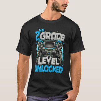 2nd Grade Level Unlocked Game On 2nd Grade Back To T-Shirt