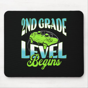 2nd Grade Level Unlocked Retro Gaming Adventure De Mouse Pad