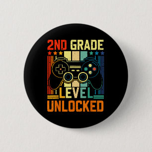 2nd Grade Shirts For Girls Unicorn Second Grade He 2 Inch Round Button