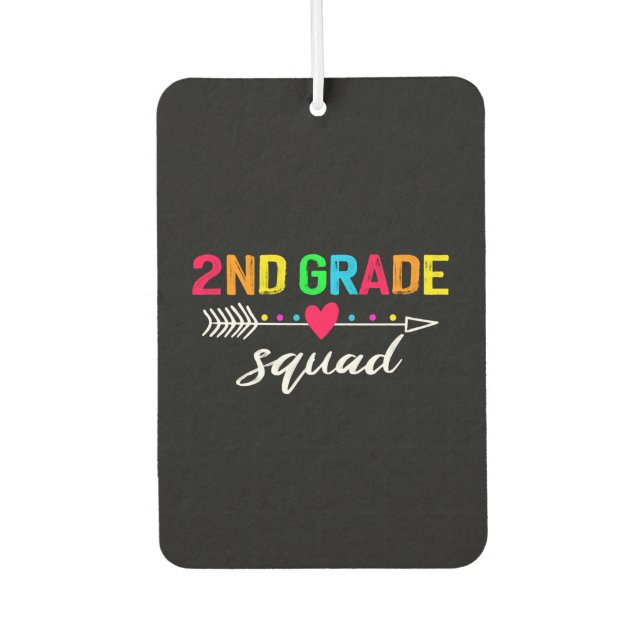 2nd grade squad air freshener (Front)