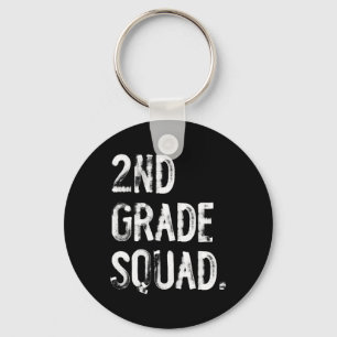 2nd Grade Squad Ck To School Student Teacher Keychain