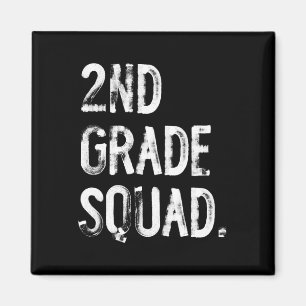 2nd Grade Squad Ck To School Student Teacher Magnet