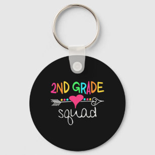 2nd Grade Squad Second Teacher Student Team Ck To Keychain