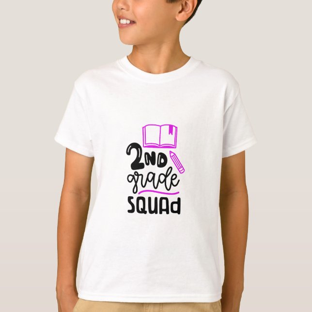2nd grade squad T-Shirt (Front)