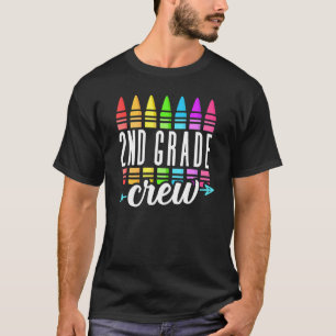 2nd Grade Squad Teacher Team Second Grade Rocks T-Shirt