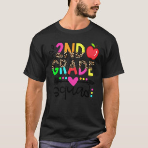 2nd Grade Squad Team 2nd Grade Back To School T-Shirt