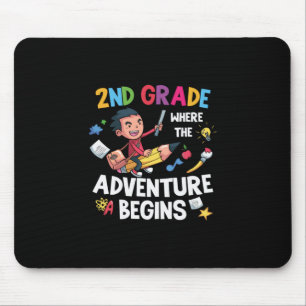 2nd Grade Teacher 2nd Grade Adventure Begins Mouse Pad