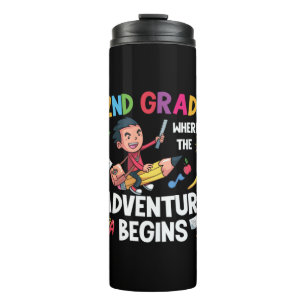 2nd Grade Teacher 2nd Grade Adventure Begins Thermal Tumbler