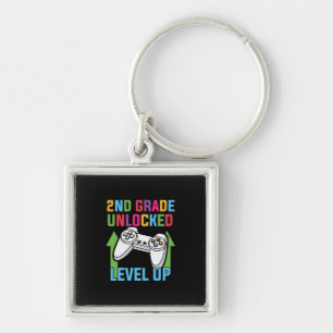 2nd Grade Teacher 2nd Grade Level Up Keychain