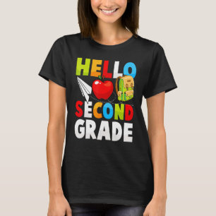 2nd grade teacher back to school for women kids st T-Shirt
