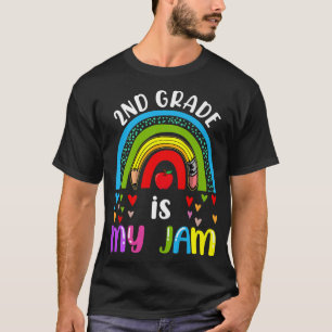 2nd Grade Teacher Back To School Rainbow 2nd Grade T-Shirt