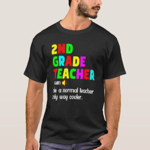 2nd Grade Teacher Definition Happy First Day Of Sc T-Shirt