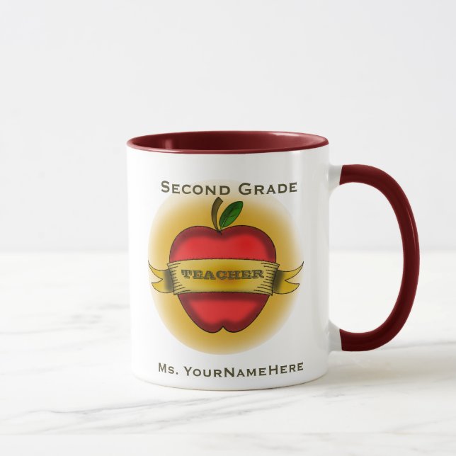 2nd Grade Teacher Mug (Right)