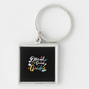 2nd Grade Teacher Official Second Grader Keychain