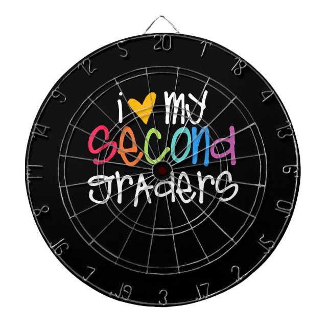 2nd Grade Teacher Shirts I Love My Second Graders Dartboard (Front)