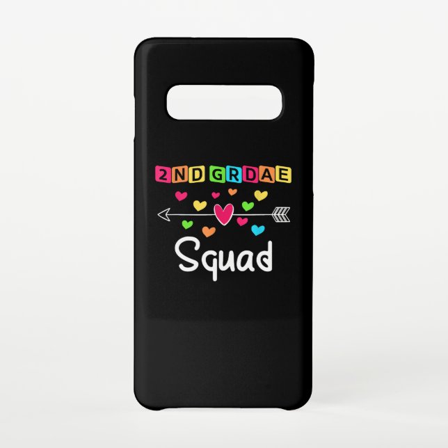 2nd grade Teacher Shirts School Team Second Grade Samsung Galaxy Case (Back)